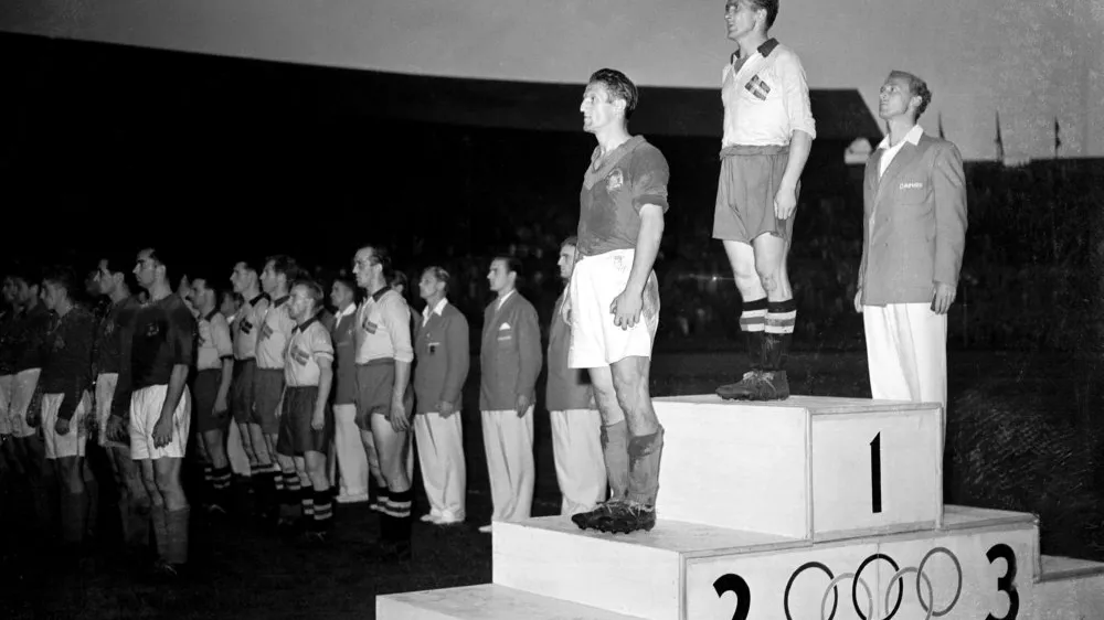 Le podium, celui des champions